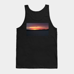 Sunset Over  Lake Catchacoma 2-Available As Art Prints-Mugs,Cases,Duvets,T Shirts,Stickers,etc Tank Top